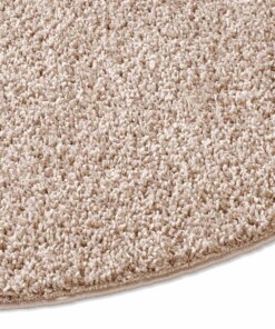 Alfombra redonda de pelo largo Classic - Beige - sfeer