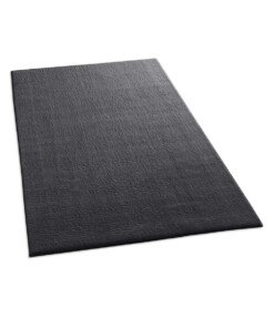 Alfombra suave Loft - Antracita (lavable a 30 °C) - overzicht schuin