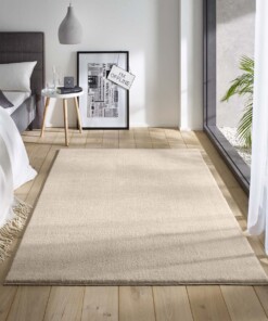 Alfombra suave Loft - Crema (lavable a 30 °C) - sfeer