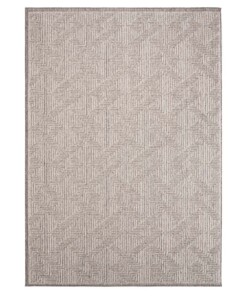 Alfombra de exterior Macramé - Crema/Gris Claro - overzicht boven