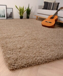 Alfombra de pelo largo Shaggy Grand - Beige