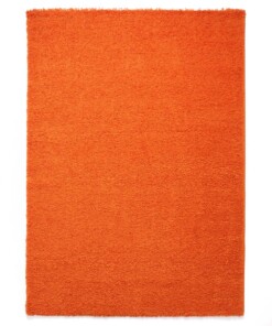 Alfombra de pelo largo Shaggy Trend - Naranja - overzicht boven