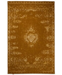 Alfombra vintage - Nomad - Amarillo mostaza - overzicht boven