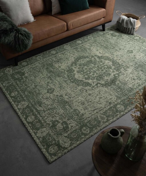 Alfombra vintage - Traditions - Verde - sfeer