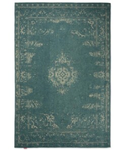 Alfombra vintage - Nomad - Azul Gris - overzicht boven