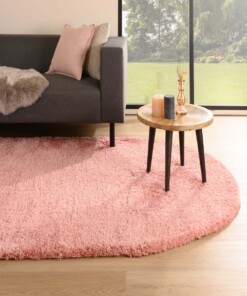 Alfombra ovalada de pelo largo - Cozy Shaggy Pink - sfeer, thumbnail