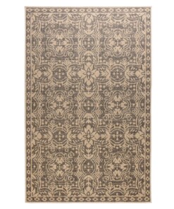 Alfombra de exterior Sunny Oriental - Beige/Negro - overzicht boven