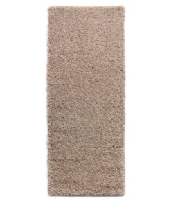 Alfombra de pasillo de pelo largo - Acogedora Shaggy Beige - overzicht boven