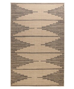 Alfombra de exterior Sunny Grotto - Beige/Negro - overzicht boven