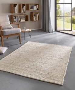 Alfombra de lana - Bokn Crema/Beige