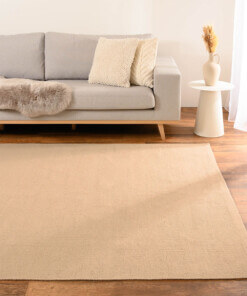 Alfombra de algodón - Svelvik Beige - sfeer