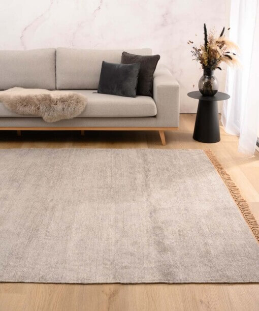 Alfombra de viscosa - Gem Gris - sfeer