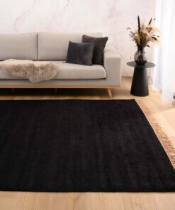 Alfombra de viscosa - Gem Negro - sfeer