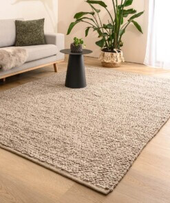 Alfombra de lana - Agder Beige - sfeer