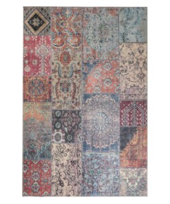 Alfombra patchwork - Fade Dreamer Multicolor - overzicht boven