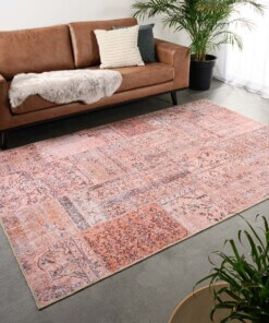 Alfombra patchwork - Fade Heritage Beige/Terracota - sfeer