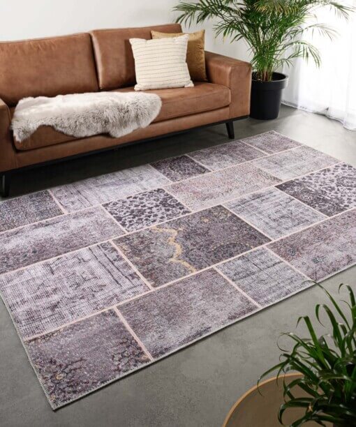 Alfombra patchwork - Fade Heritage Tórtola - sfeer