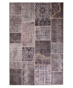 Alfombra patchwork - Fade Heritage Tórtola - overzicht boven