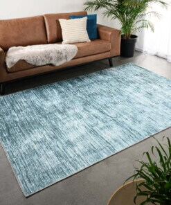 Alfombra vintage - Fade Blend Turquesa - sfeer