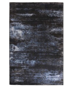 Alfombra vintage - Fade Azul celeste/Negro - overzicht boven