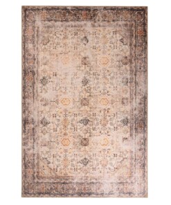 Alfombra vintage - Fade Charm Beige - overzicht boven