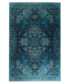 Alfombra vintage - Fade No.2 Azul - overzicht boven