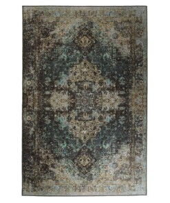 Alfombra vintage - Fade No.2 Verde - overzicht boven