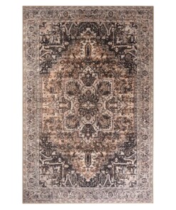 Alfombra vintage - Fade No. 3 Beige - overzicht boven