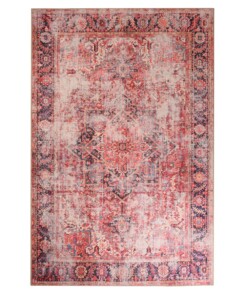 Alfombra vintage - Fade Noble Rojo - overzicht boven