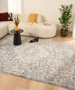 Alfombra vintage - Classic Bernard Azul