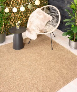 Alfombra de exterior efecto yute - Boho Bliss Beige