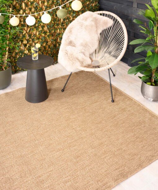 Alfombra de exterior efecto yute - Boho Jewel Beige