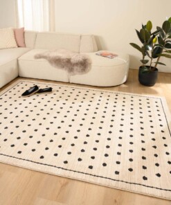 Alfombra Fancy Dots - Fancy Dots Crema