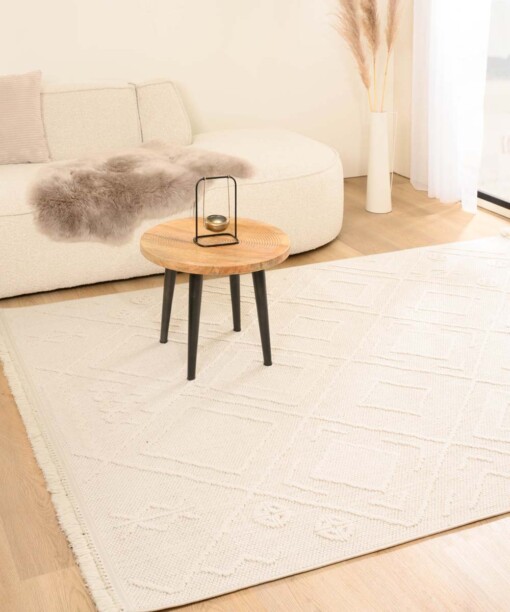 Alfombra - Knit Tribe Blanco