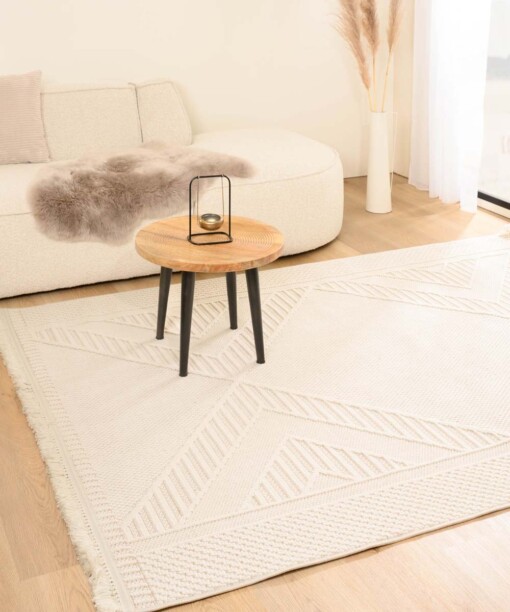 Alfombra - Knit Diamond Blanco