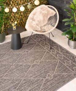 Alfombra de exterior Boho - Retreat Gris