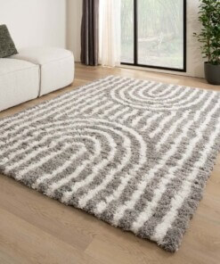 Alfombra de estilo escandinavo - Cozy Arch Gris Claro