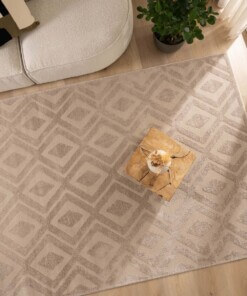 Alfombra de estilo escandinavo - Contour Diamond Beige