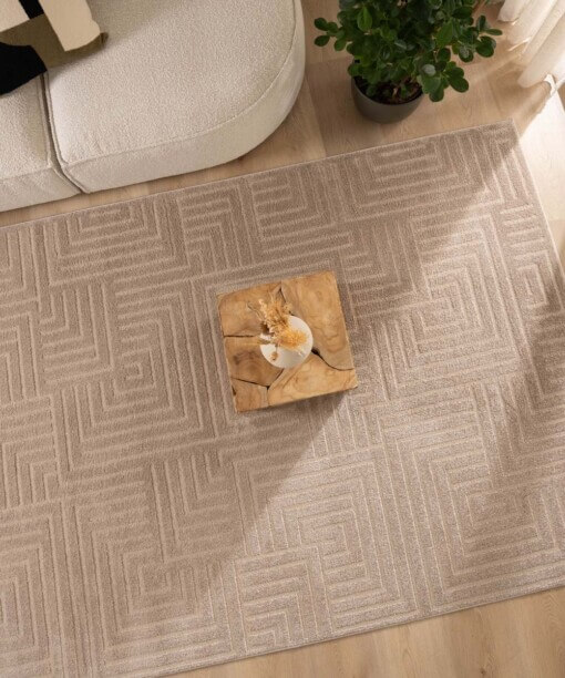 Alfombra de estilo escandinavo - Contour Gem Beige