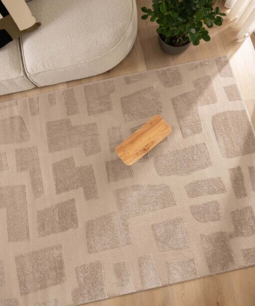 Alfombra de estilo escandinavo - Contour Stone Beige