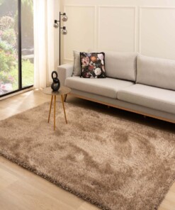 Alfombra de pelo largo - Posh Velours Beige