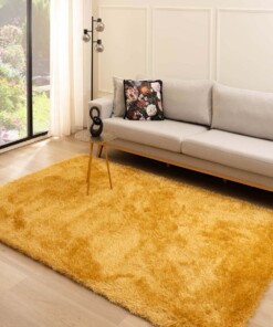 Alfombra de pelo largo - Posh Velours Oro