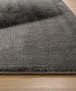 Alfombra moderna - Canvas Negro/Gris - close up