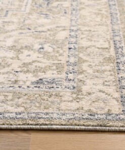 Alfombra vintage - Classic Bernard Verde/Crema - close up