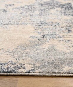 Alfombra vintage - Classic Doris Gris/Azul - close up