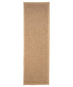 Alfombra de balcón efecto yute - Boho Stripe Beige/Marrón - overzicht