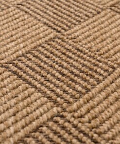 Alfombra de balcón efecto yute - Boho Jewel Beige/Marrón - close up