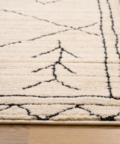 Alfombra Boho - Fancy Tribe Crema - close up