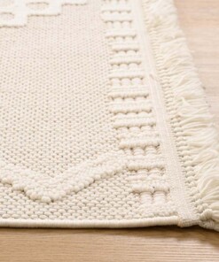 Alfombra - Knit Fusion Blanco - close up