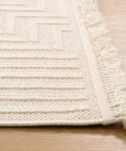 Alfombra - Knit Refine Blanco - close up